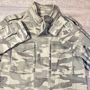 Lucky Brand Military Field Jacket Men’s Size Medium L-54C Camo - Picture 1 of 7
