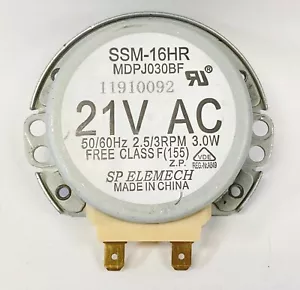 SSM-16HR MDPJ030BF Turntable Synchronous Motor FOR GE/LG/Samsung/Sharp Microwave - Picture 1 of 2