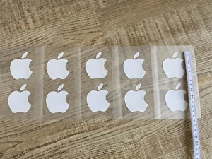10 Stück (5x2) APPLE iPhone iPad Sticker/Aufkleber 6,5cm *NEU* - Bild 1 von 1