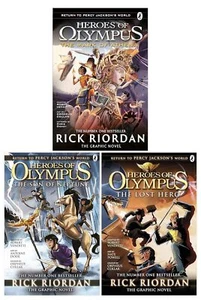 Heroes of Olympus Graphic Novels 3 Books Collection Set by Rick R | Riordan Rick - Picture 1 of 1