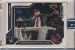 2024 Panini Instant WWE Paul Heyman Black #1/1 Hall of Fame Induction - Picture 1 of 2