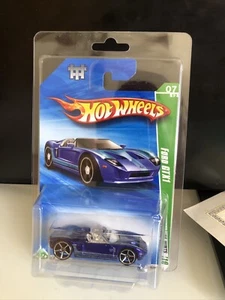 New HTF 2010 Hot Wheels Blue Ford GTX1 Treasure Hunts W/case - Picture 1 of 4