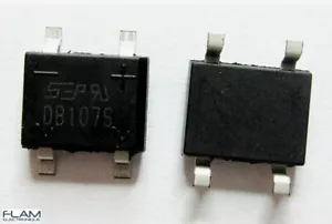 2x Pont de diode redresseur DB107S 1A 1000V Single Phase Diode Rectifier Bridge - Foto 1 di 2