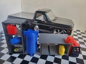 Air Compressor Welder Gas Diesel Vise Ramps Oil Pan 1/24 1/25 Scale Garage - Picture 1 of 23