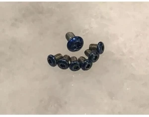 Tornillos Torx de pivote y mango azul translúcido para cuchillo Spyderco Tenacious - 7 piezas - Imagen 1 de 3