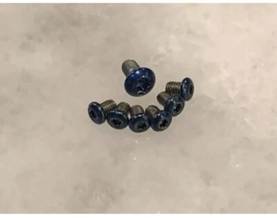 Tornillos Torx de pivote y mango azul translúcido para cuchillo Spyderco Tenacious - 7 piezas Foto 1 de 3