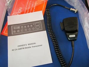 UNUSED CONNEX 33HP CB RADIO MICROPHONE & MANUAL - Zdjęcie 1 z 3