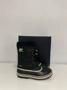 Sorel Mens 1964 PAC Nylon Waterproof Boots Black/Ancient Fossil All Sizes NIB - Picture 1 of 9