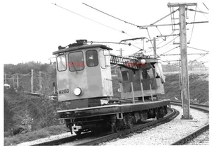 25AA592 RP 1986 PITTSBURGH TRANSIT RAILWAY DERRICK CAR #M283 MT LEBANON PA - Bild 1 von 1