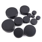 Black Empty Round Aluminum Box Metal Tin Cans Cosmetic Cream Diy Refillable  S^3