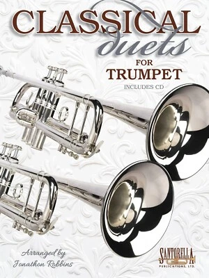 Classical Duets For Trumpet * Now with QR Code & CD * Shipped from Publisher! - Image 1 of 4