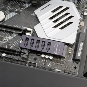 M.2 NVMe to 5-port SATA3.0 Adapter Card JMB585 Chip PCIe to Serial-Expansion 6Gb - Picture 1 of 7