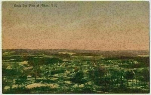 Vista de pájaro de Milton, New Hampshire 1909 - Imagen 1 de 4