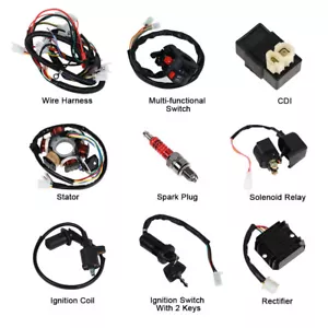 Wiring Harness Kit Wire Magneto Stator coil stator For GY6 125cc 150cc ATV /QUAD - Bild 1 von 10