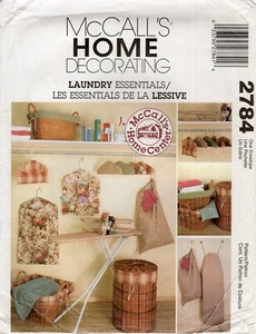 McCall's 2784 Iron Board Cover, Laundry Bag, Hamper Liner, Organizers UC Pattern - Picture 1 of 3