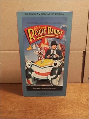 Vintage Vhs Who Framed Roger Rabbit Video Bonus Edition Variant  - Image 1 of 3