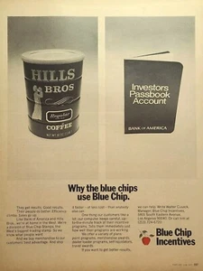 Anuncio impreso vintage de incentivos de estampillas Blue Chip de Los Ángeles 1972 - Imagen 1 de 4