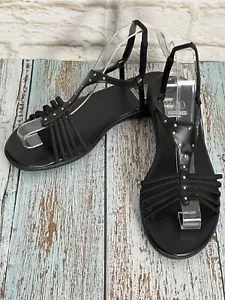 Sandali bassi elasticizzati Impo donna neri con cinturino misura 8 - Foto 1 di 15