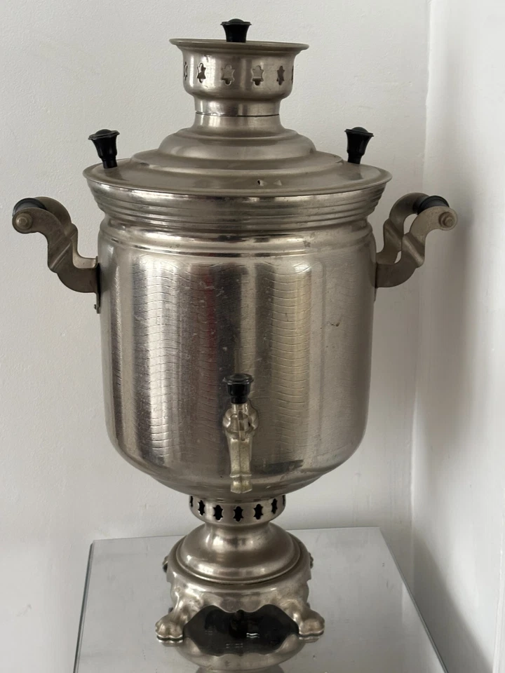 ANCIEN Samovar  russe ou turque du début du XX ème siècle - Photo 1/4