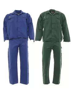 Comfort Suit Jacket + Overalls Workwear Professional Clothing Work Pants - Picture 1 of 10