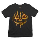  T-Shirt gruselig geschnitztes Kürbisgesicht Jugend Halloween Jack-o-Lantern Kinder
