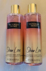 Victoria's Secret SHEER LOVE BODY WASH GRÖSSE 8 Unzen VOLLE GRÖSSE 2ER-SET NEU UNBENUTZT - Bild 1 von 1