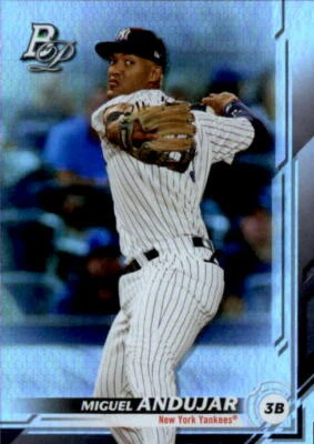 Miguel Andujar 2019 Bowman Platinum Card #99 - Image 1 of 2