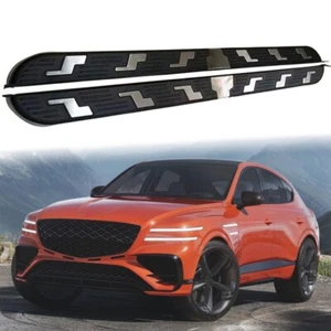 Running Board Side Step Fit for Genesis GV80 Coupe JC1X 2025 2024 Pedal Nerf Bar - Picture 1 of 19