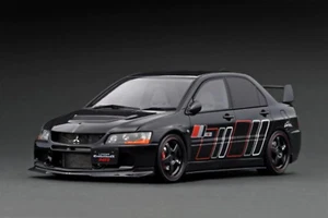 Encendido Modelo 1/18 Mitsubishi Lancer Evolution IX MR (CT9A) Negro IG2375 - Imagen 1 de 5