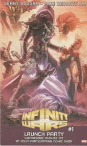 2018 Marvel Comics Infinity Wars # 1 Launch Party Promo Postcard - 4.5" x 7" - Picture 1 of 2