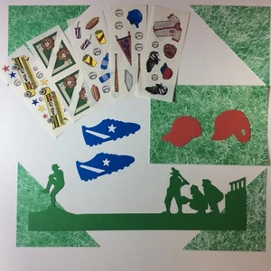 NUEVO Paquete Combinado de BÉISBOL Creative Memories - Troquetes, Pegatinas, Papel - Imagen 1 de 1