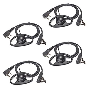 Écouteur Talkie-walkie en Forme de D avec Casque Micro Compatible avec la Rad... - Zdjęcie 1 z 6