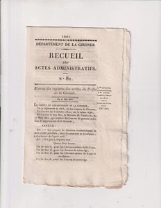21 Mai 1823. Hippodrome. Gradignan. Gironde. Courses. Chevaux. Gardes-Champêtres - Imagen 1 de 3
