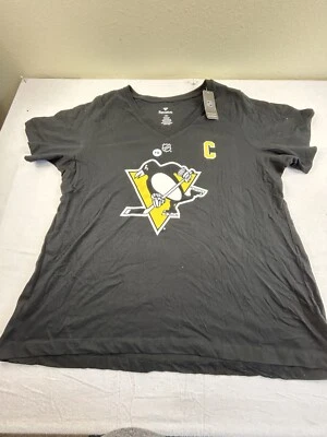 Nueva camiseta para mujer Fanatics SIDNEY CROSBY #87 Pittsburgh Penguins talla 2XL Foto 1 de 4