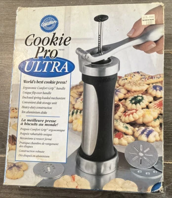 Prensa de galletas Wilton Cookie Pro Ultra vintage nueva en caja Foto 1 de 3