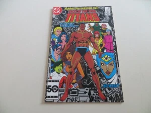 1985 DC TALES OF THE TEEN TITANS # 57 CYBORG 48 PAGES SIGNED ADRIENNE ROY, POA - Picture 1 of 3