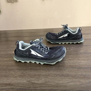 Altra Lone Peak 4.5 Blue Gray Teal Trail Running Shoes Women Size 6.5 - Picture 1 of 15