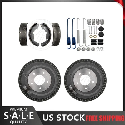 Kit de herrajes de tambores de freno y zapatas de freno traseros para 1993-2002 Quest - Raybestos Foto 1 de 4