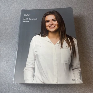 Barbri MEE Testing Multistate Essay Exam July 2024 - Picture 1 of 5