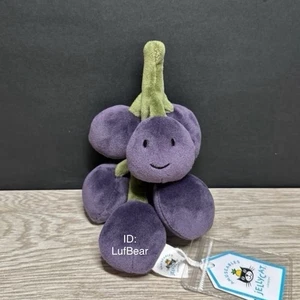 AUTHENTIC❗️Jellycat fabulous fruit grapes- NWT Retired- SHIPS SAME DAY! - Picture 1 of 3