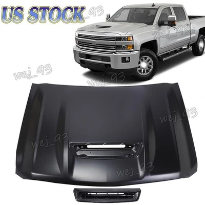 Hood Panel For 2017 2018 2019 Chevrolet Silverado 2500 HD GM1230469 84456263 - Image 1 of 4