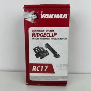 Yakima RC17 (RidgeClip 17) Clips for Ridgeline Towers Open Box Complete - Picture 1 of 4