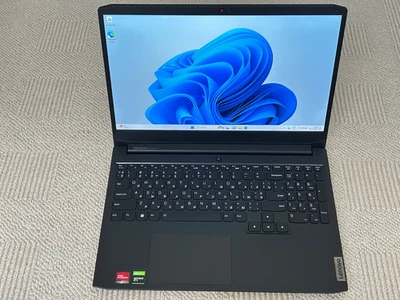 Lenovo IdeaPad Gaming 3 Ryzen 5 5600H GTX 1650 512GB-SSD 8GB-RAM QWERTY Notebook - Bild 1 von 4
