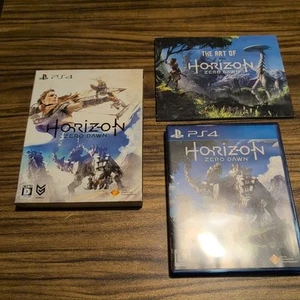 PS4 Horizon Zero Dawn Inicial Edición Limitada con Libro de Arte Japón Vendedor de EE. UU. Juego  - Imagen 1 de 9