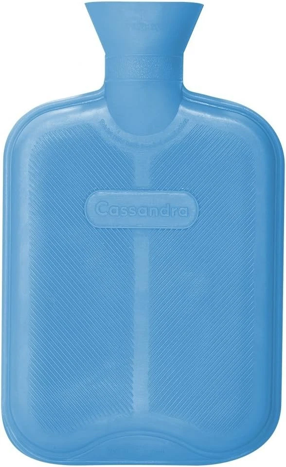 CASSANDRA Hot Water Bottle, Ribbed Surface Both Sides, 1.8 Litre 5 Year Cassand