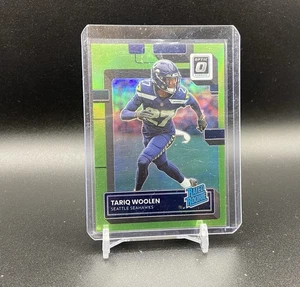 2022 Panini Donruss Optic Rated Rookie Tariq Woolen #298 Lime Green 33/35 SSP - Bild 1 von 2