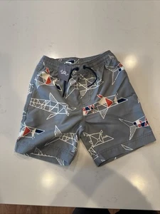 New NWT Boys Tea Collection Swimsuit Shorts Trunks Sharks 4 4T - Picture 1 of 4