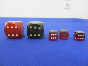 G5597) alt Spielzeug :  Bakelit Würfel    Konvolut  - Bild 1 von 9