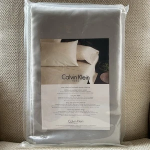 De Colección Calvin Klein Home King Cuadrados Planos Dispersos Gris Algodón Peinado 400 Unidades - Imagen 1 de 7