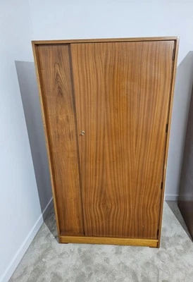 Vintage Uniflex Teak Single Door Wardrobe – Mid Century Modern Retro - Image 1 of 3